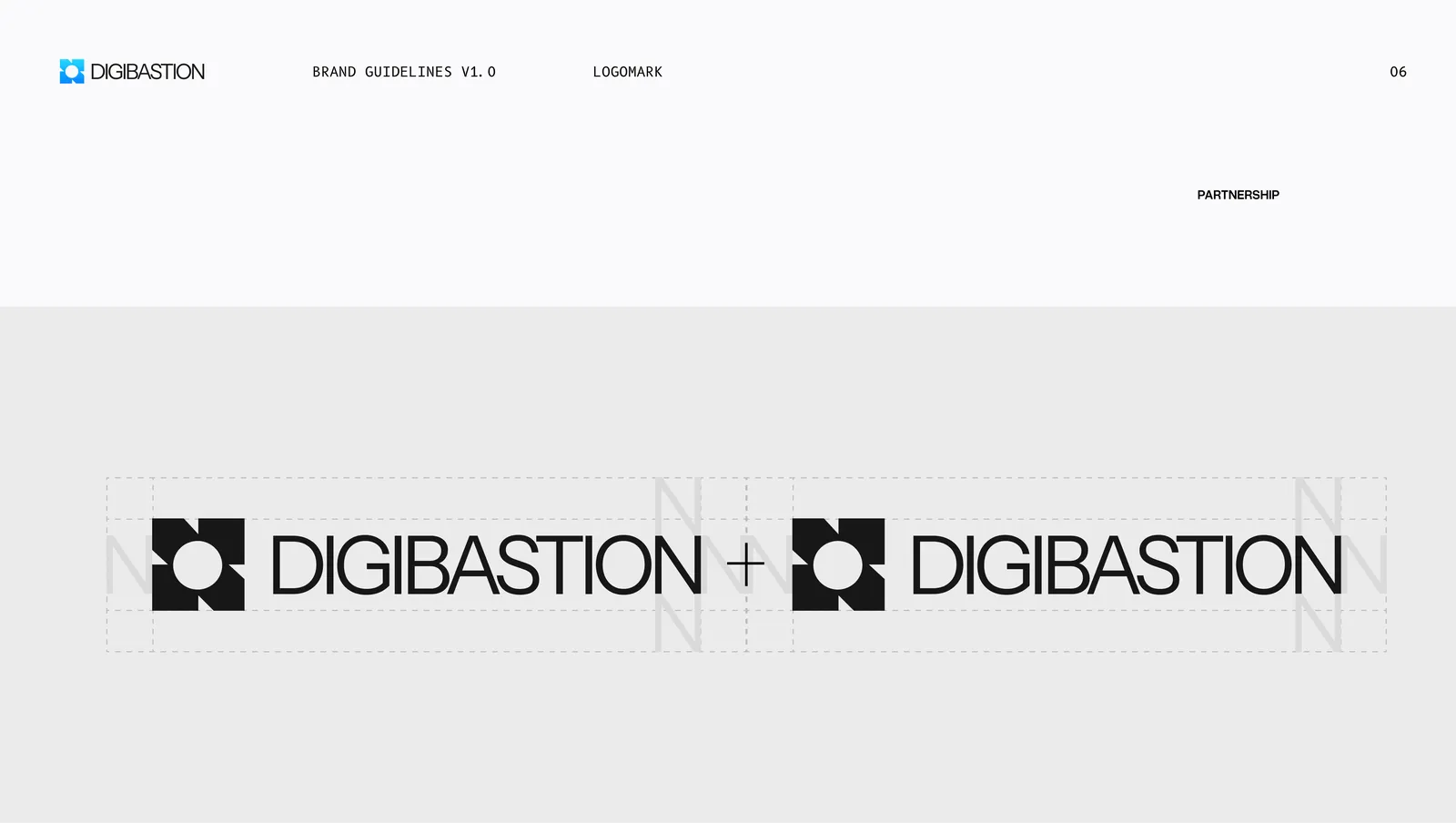The partnership lockup, two Digibastion marks joined by a plus sign.